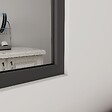 AICA SANITAIRE - Verrière Atelier en 3 vitrage fixe en cadre noir H.108cm x L.93cm verrière fixe kit de verrière et vitrage - vignette