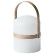 BELIANI - Lampe de table d'extérieur LED ESTERO Avec télécommande Blanc - vignette