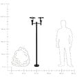 BELIANI - Lampadaire extérieur TIZU Noir - vignette