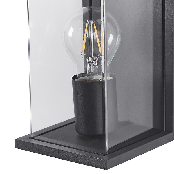 BELIANI - Lampe murale pour l'extérieur WAKAL Noir - large