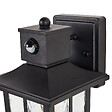 BELIANI - Lampe murale pour l'extérieur AZMAK Avec détecteur de mouvement Noir - vignette