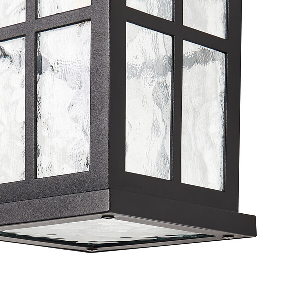 BELIANI - Lampe murale pour l'extérieur AZMAK Avec détecteur de mouvement Noir - large