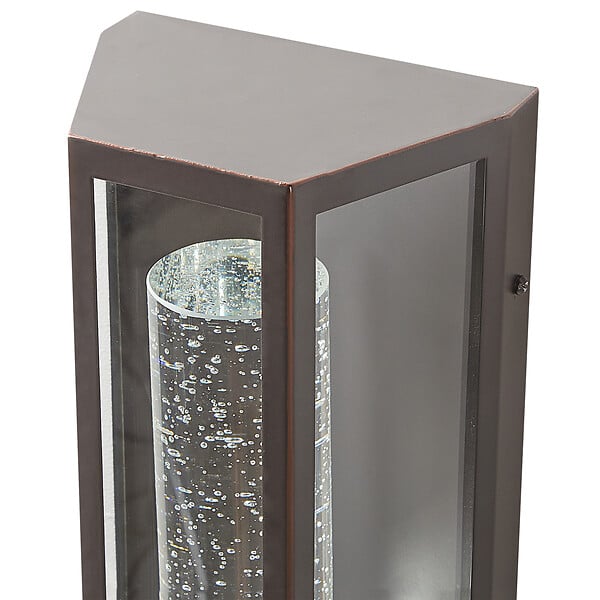 BELIANI - Lampe murale LED pour l'extérieur FRUID Avec détecteur de mouvement Marron - large