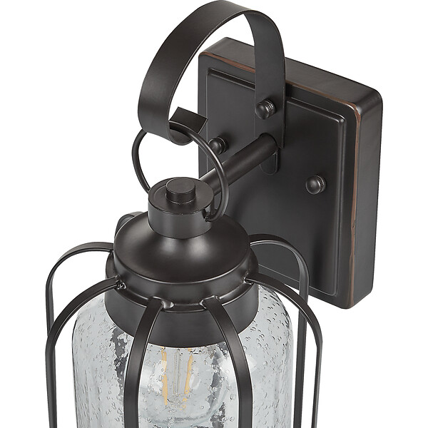 BELIANI - Lampe murale pour l'extérieur WOOLER Noir - large