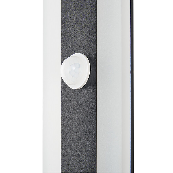 BELIANI - Lampe murale LED pour l'extérieur SAVANE Avec détecteur de mouvement Noir - large