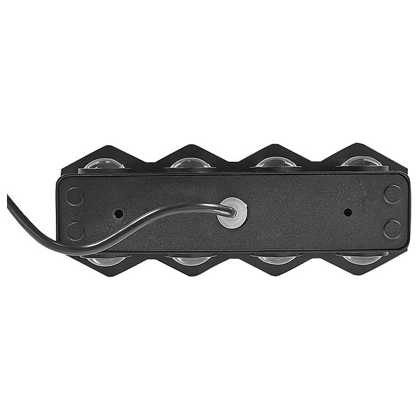 BELIANI - Lot de 2 appliques LED d'extérieur WELDON Noir - large