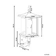 BELIANI - Lampe murale pour l'extérieur ANDAM Noir - vignette