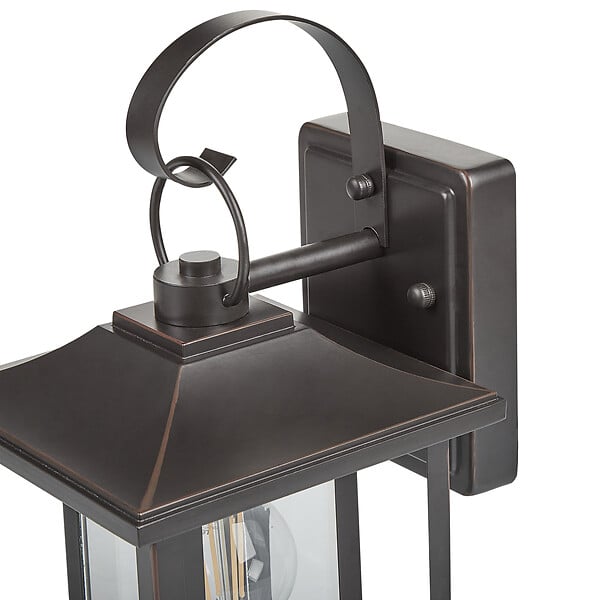 BELIANI - Lampe murale pour l'extérieur ALMOND Noir - large
