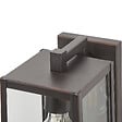 BELIANI - Lampe murale pour l'extérieur MEGGET Avec détecteur de mouvement Noir - vignette