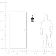 BELIANI - Lampe murale pour l'extérieur TANGON Noir - vignette