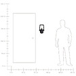 BELIANI - Lampe murale pour l'extérieur HEZIR Noir - vignette