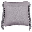BELIANI - Lot de 2 coussins décoratifs BESHAM Coton 45 x 45 cm Gris Motif géométrique - vignette
