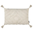 BELIANI - Lot de 2 coussins décoratifs CRATAEGUS Coton 40 x 60 cm Beige clair Motif géométrique - vignette