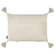 BELIANI - Lot de 2 coussins décoratifs CRATAEGUS Coton 40 x 60 cm Beige clair Motif géométrique - vignette