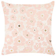BELIANI - Lot de 2 coussins décoratifs TRITELEIA Velours 45 x 45 cm Rose Motif floral - vignette