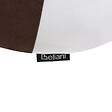 BELIANI - Lot de 2 coussins décoratifs WHIRL CANDY Tissu 60 x 60 cm Marron/blanc Motif de Noël - vignette