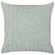 BELIANI - Lot de 2 coussins décoratifs TELLIMA Coton 45 x 45 cm Vert menthe Motif géométrique - vignette