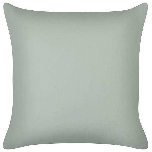 BELIANI - Lot de 2 coussins décoratifs TELLIMA Coton 45 x 45 cm Vert menthe Motif géométrique - large
