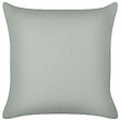 BELIANI - Lot de 2 coussins décoratifs TELLIMA Coton 45 x 45 cm Vert menthe Motif géométrique - vignette