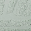 BELIANI - Lot de 2 coussins décoratifs TELLIMA Coton 45 x 45 cm Vert menthe Motif géométrique - vignette
