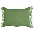 BELIANI - Lot de 2 coussins décoratifs MABA Coton 50 x 35 cm Vert Unicolore - vignette
