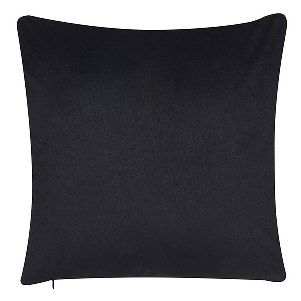 BELIANI - Lot de 2 coussins décoratifs TOADFLAX Velours 45 x 45 cm Vert Noir Motif de plante - large