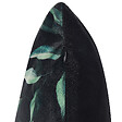 BELIANI - Lot de 2 coussins décoratifs TOADFLAX Velours 45 x 45 cm Vert Noir Motif de plante - vignette
