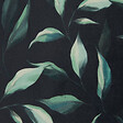 BELIANI - Lot de 2 coussins décoratifs TOADFLAX Velours 45 x 45 cm Vert Noir Motif de plante - vignette