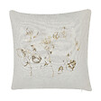 BELIANI - Lot de 2 coussins décoratifs GOMPHRENA 45 x 45 cm Beige clair Motif de plante - vignette