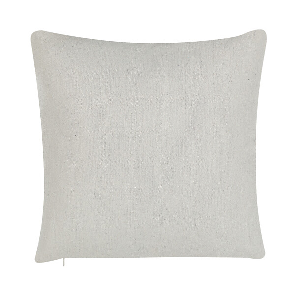 BELIANI - Lot de 2 coussins décoratifs GOMPHRENA 45 x 45 cm Beige clair Motif de plante - large