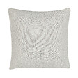 BELIANI - Lot de 2 coussins décoratifs GOMPHRENA 45 x 45 cm Beige clair Motif de plante - vignette