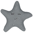 BELIANI - Lot de 2 coussins décoratifs BHOPAL Coton 40 x 40 cm Gris Étoile - vignette