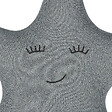BELIANI - Lot de 2 coussins décoratifs BHOPAL Coton 40 x 40 cm Gris Étoile - vignette