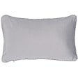 BELIANI - Lot de 2 coussins décoratifs MOTARI Velours 30 x 50 cm Gris Motif géométrique - vignette