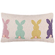 BELIANI - Lot de 2 coussins décoratifs CLUSIA 30 x 50 cm Beige - vignette