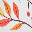 BELIANI - Lot de 2 coussins décoratifs VISCARIA Velours 45 x 45 cm Multicolore Motif de plante - vignette