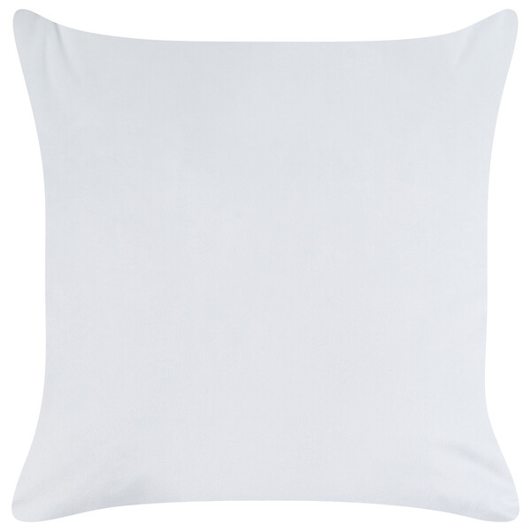 BELIANI - Lot de 2 coussins décoratifs TWEEDIA Coton 45 x 45 cm Blanc - large