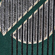 BELIANI - Lot de 2 coussins décoratifs CEROPEGIA Velours 45 x 45 cm Vert émeraude Motif géométrique - vignette