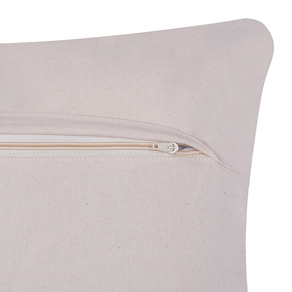 BELIANI - Lot de 2 coussins décoratifs NELLAD Cuir 45 x 45 cm Gris Patchwork - large
