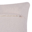BELIANI - Lot de 2 coussins décoratifs NELLAD Cuir 45 x 45 cm Gris Patchwork - vignette