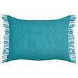 BELIANI - Lot de 2 coussins décoratifs MABA Coton 50 x 35 cm Bleu Unicolore - vignette