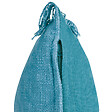 BELIANI - Lot de 2 coussins décoratifs MABA Coton 50 x 35 cm Bleu Unicolore - vignette