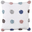 BELIANI - Lot de 2 coussins décoratifs BRACKEN Coton 45 x 45 cm Blanc - vignette
