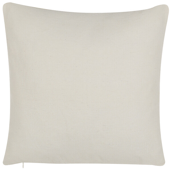 BELIANI - Lot de 2 coussins décoratifs CALLIOPSIS 45 x 45 cm Blanc Motif abstrait - large