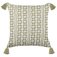 BELIANI - Lot de 2 coussins décoratifs SYRINGA Coton 45 x 45 cm Vert Motif géométrique - vignette
