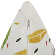 BELIANI - Lot de 2 coussins décoratifs MULLEIN Velours 45 x 45 cm Multicolore Motif de plante - vignette
