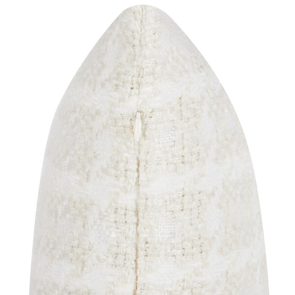 BELIANI - Lot de 2 coussins décoratifs DOURIS 45 x 45 cm Beige clair À carreaux - large