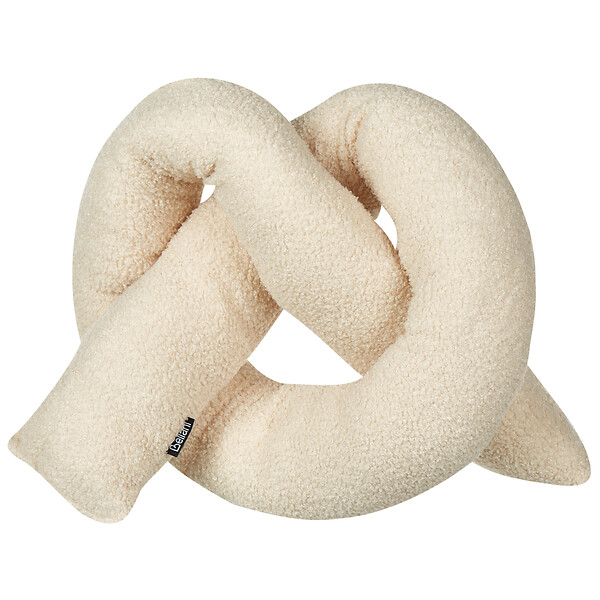 BELIANI - Lot de 2 coussins décoratifs GLADIOLUS Bouclé 172 x 14 cm Beige Unicolore - large