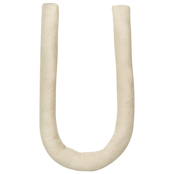 BELIANI - Lot de 2 coussins décoratifs GLADIOLUS Bouclé 172 x 14 cm Beige Unicolore - large