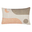 BELIANI - Lot de 2 coussins décoratifs MELAMPODIUM 30 x 50 cm Multicolore Motif abstrait - vignette